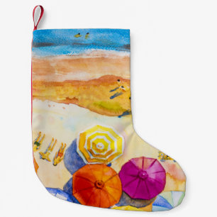 Seascape Liebe: Aquarellbilder Kleiner Weihnachtsstrumpf