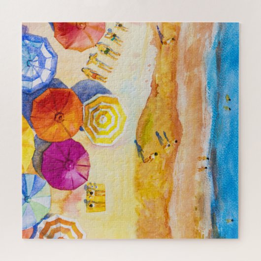 Seascape Liebe: Aquarellbilder Puzzle (Horizontal)