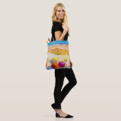 Seascape Liebe: Aquarellbilder Tasche (Am Model)