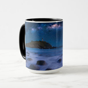 Seascape Lighthouse   Milky Way Lanta Island Krabi Tasse