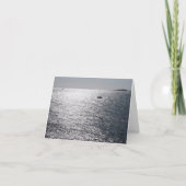 Seascape Memorial Spende Vielen Dank Note Karte (Rückseite)