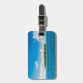 Seascape mit kleiner Insel Gepäckanhänger (Vorderseite vertikal)