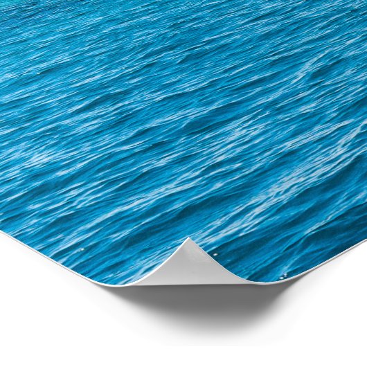 Seascape mit kleiner Insel Poster (Ecke)