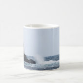Seascape mit Leuchtturm Kaffeetasse (Mittel)