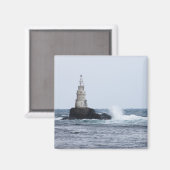Seascape mit Leuchtturm Magnet (Vorderseite/Rückseite)