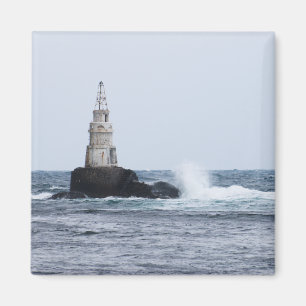 Seascape mit Leuchtturm Magnet