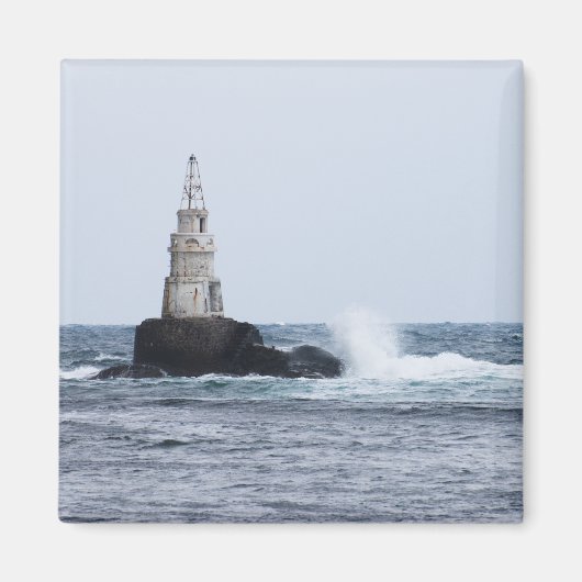 Seascape mit Leuchtturm Magnet (Vorne)