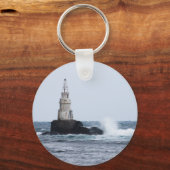 Seascape mit Leuchtturm Schlüsselanhänger (Vorderseite)