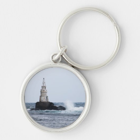 Seascape mit Leuchtturm Schlüsselanhänger (Vorne)