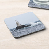 Seascape mit Leuchtturm Untersetzer (Linke Seite)