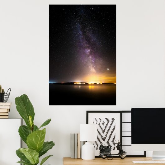 Seascape mit mildem Weg Poster (Heimbüro)