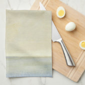 Seascape mit ruhiger Orangensonne Handtuch (Viertel Falte)