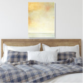 Seascape mit ruhiger Orangensonne Leinwanddruck (Insitu (Schlafzimmer))