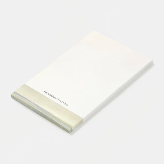 Seascape mit ruhiger Orangensonne Post-it Klebezettel (angewinkelt)