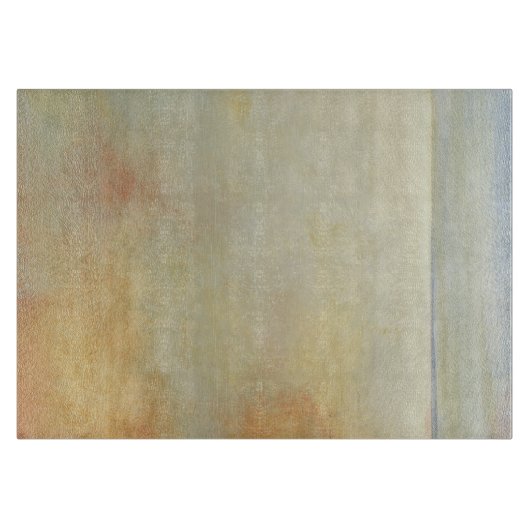 Seascape mit ruhiger Orangensonne Schneidebrett (Vorderseite)