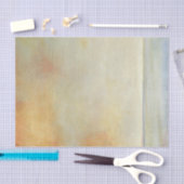 Seascape mit ruhiger Orangensonne Seidenpapier (Handwerk)