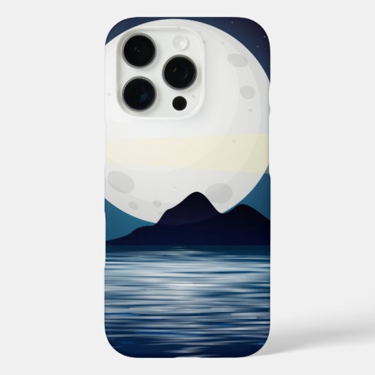 Seascape mit Strand, Great Wave & Mount Sea Case (Rückseite)