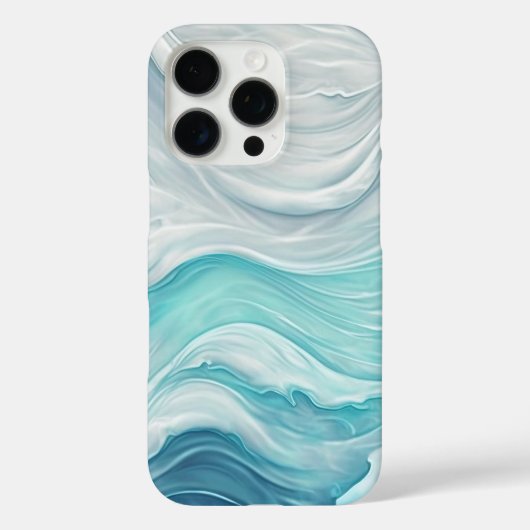 Seascape mit Strand, Great Wave & Mount Sea Case (Rückseite)