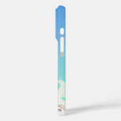 Seascape mit Strand, Great Wave & Mount Sea Case (Rückseite / Links)