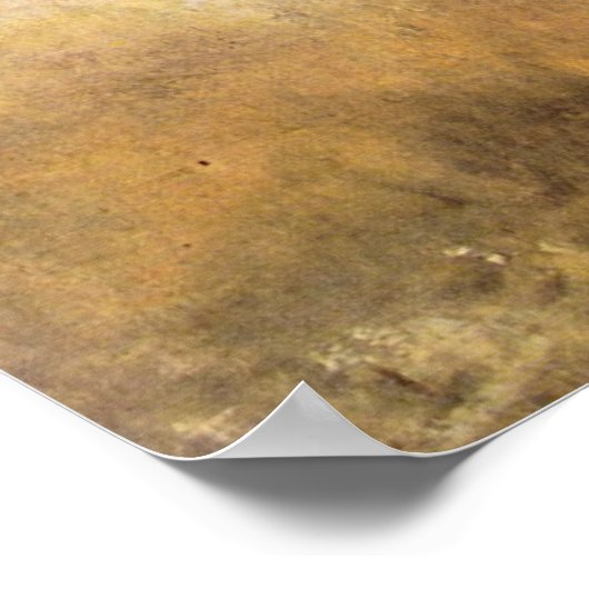 Seascape mit Sturm von Joseph Mallord Turner Poster (Ecke)