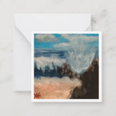 Seascape Mitteilungskarte (Vorderseite)
