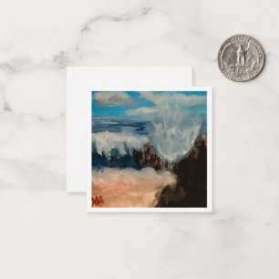 Seascape Mitteilungskarte