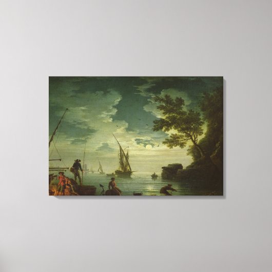 Seascape, Mondlicht, 1772 Leinwanddruck (Vorderseite)
