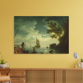 Seascape, Mondlicht, 1772 Leinwanddruck (Insitu (Wohnzimmer))