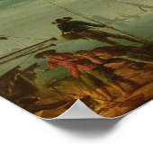 Seascape, Mondlicht, 1772 Poster (Ecke)