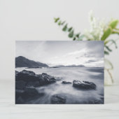 Seascape Monochrome Card (Stehend Vorderseite)