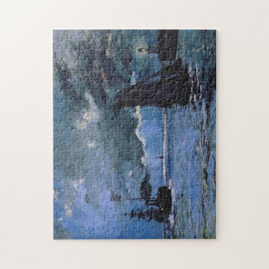 Seascape, Nacht Wirkung Monte San Giorgio Puzzle (Vertikal)