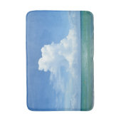 Seascape Ocean and Storm Cloud Coast Badematte (Vorderseite Vertikal)