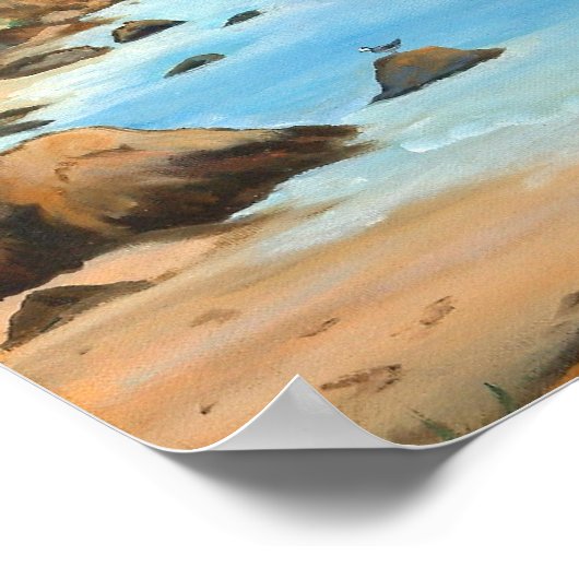 Seascape Postcard Poster (Ecke)