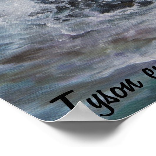 Seascape Poster (Ecke)