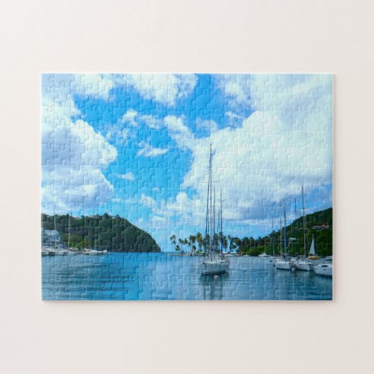 Seascape Saint Lucia. Puzzle (Horizontal)