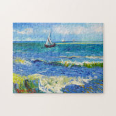 Seascape Saintes-Maries Vincent Van Gogh lebendig Puzzle (Horizontal)