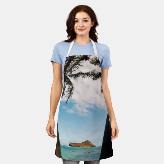 Seascape Schürze (Getragen)
