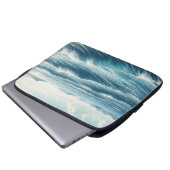 Seascape Serenity Laptopschutzhülle (Vorne Knopf)