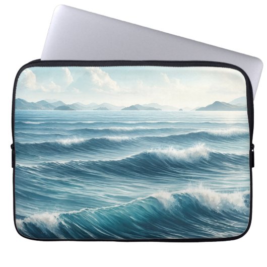 Seascape Serenity Laptopschutzhülle (Vorderseite)