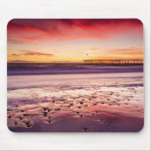 Seascape und Pier bei Sonnenuntergang, CA Mousepad (Vorne)