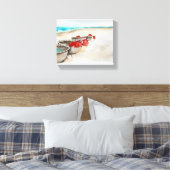 Seascape. Vietnam. Küste in Hoi An Leinwanddruck (Insitu (Schlafzimmer))