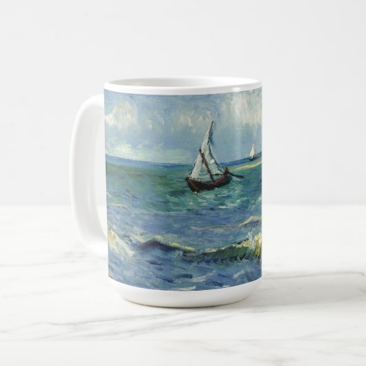 Seascape | Vincent van Gogh Kaffeetasse (Vorderseite Links)