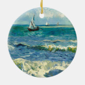 Seascape | Vincent van Gogh Keramik Ornament (Hinten)