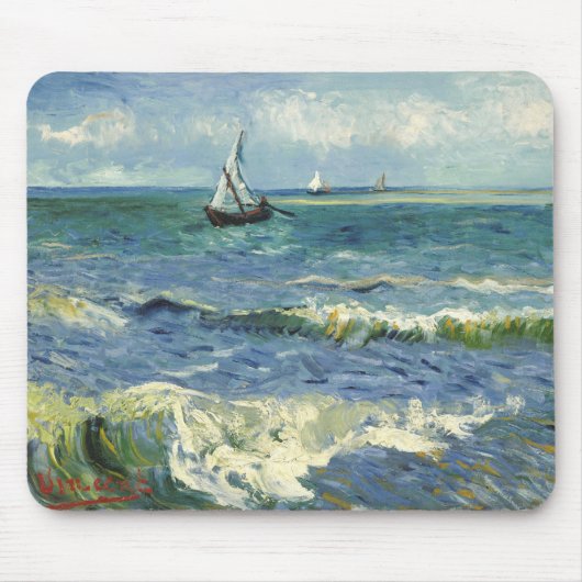 Seascape | Vincent Van Gogh Mousepad (Vorne)