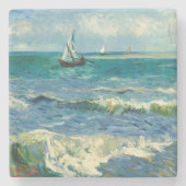 Seascape | Vincent van Gogh Steinuntersetzer (Vorderseite)