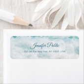 Seascape Waves Artwork Handgeschriebener Skripttex (Insitu)