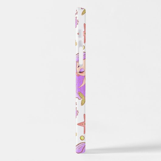 Seascape with Beach, Great Wave & Mount Sea Case iPhone Hülle (Linke Seite)