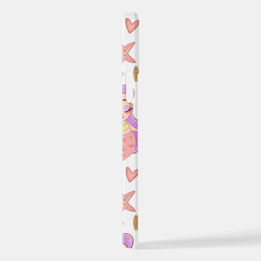 Seascape with Beach, Great Wave & Mount Sea Case iPhone Hülle (Rechte Seite)