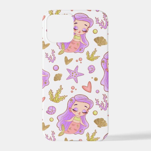 Seascape with Beach, Great Wave & Mount Sea Case iPhone Hülle (Rückseite)