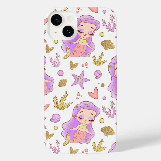 Seascape with Beach, Great Wave & Mount Sea Case iPhone Hülle (Rückseite)